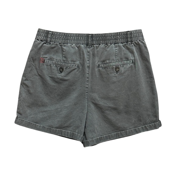 BDG by Urban Outfitters Blair Pleated Cuffed Chino Shorts in Grey Women’s Medium - Picture 4 of 6